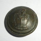 ANTIGUO BOTÓN MILITAR REGIMIENTO DEL GENIO A.M & Cie PARIS sapeur 1871 - 1914