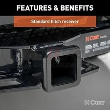 Trailer Hitch Fits 07-18 BMW X5/14-19 BMW X6 Class 3 Receiver Hitch Curt 13077 