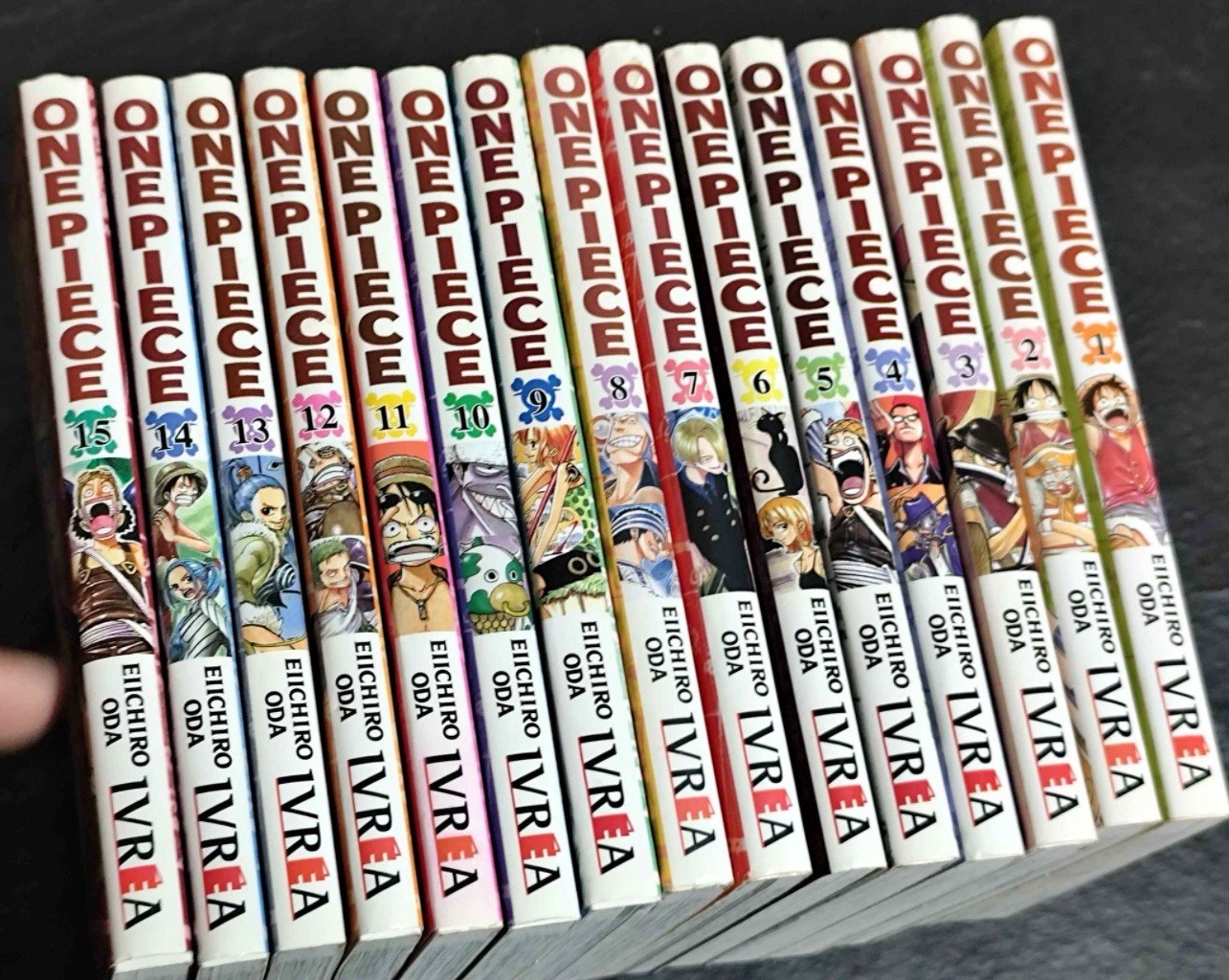 LOTE DE UNA PIEZA SAGA 1-15 LIBROS MANGA EIICHIRO ODA ESPAÑOL ESPAÑOL ESPAÑOL LEER UNA VEZ