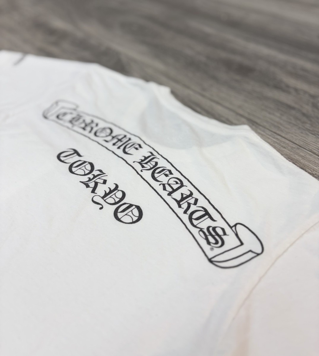 トップス Chrome Hearts Scroll Logo T-shirt \"White Chrome Hearts Scroll Logo Pocket T-shirt White Men's - US