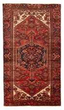 3'10" x 6'9" Traditional Vintage Hand Knotted Oriental Carpet Wool Area Rug
