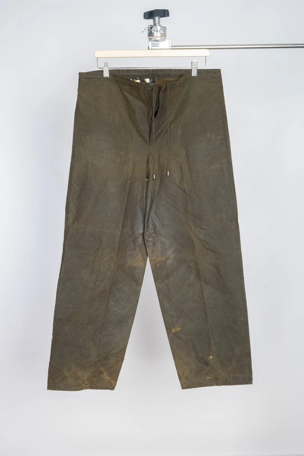 Barbour Waxed Trousers Men’s Olive Waterproof Hunting Motorcycle Pants Size S
Opens in a new window