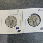 Standing Liberty Quarter 1917 S Variety 2 & 1925 S 90% Silver 25C Lot of 2 #326