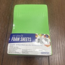 Foam sheets 32 sheets, multicolored, 4 x 6 inches, new