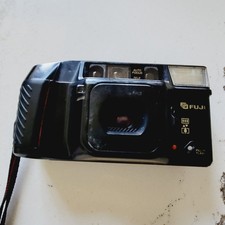 Fuji DL-400 Tele Point and Shoot Film Camera 35 mm 70 mm Black Parts Only