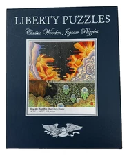 Liberty Puzzles -HOW THE WEST WAS ONE - C. HUANG - 510 PIECES - FREE SHIPPING!