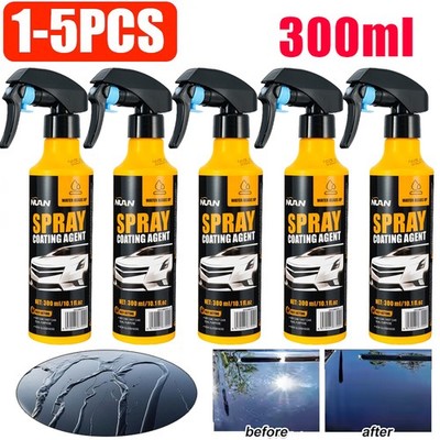 1-5 Packs 300ML Set Nuan Car Coating Spray |Protection Quick Car Wax Polish
