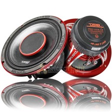 DS18 8" Mid Range Speakers Hybrid with Built In Driver 4 Ohm PRO-HY8.4B Pair