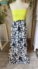 Papaya Dress Womens Size Small Strapless Maxi Dress Y2K Stretch USA