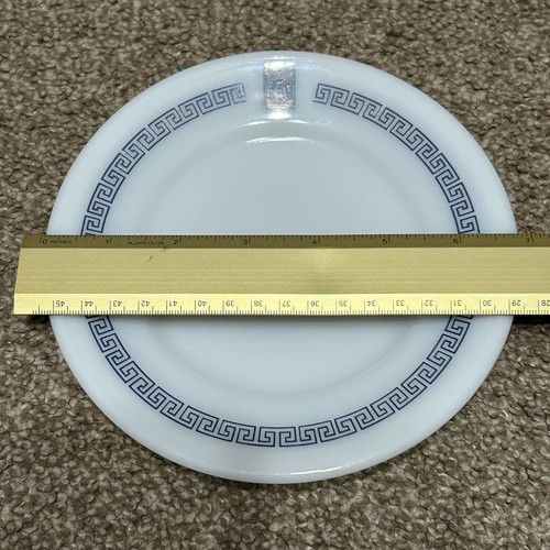 Vintage WT Grant BRADFORD HOUSE Hotel Pyrex Corning Restaurant Ware 6.75” Plate - Picture 5 of 5