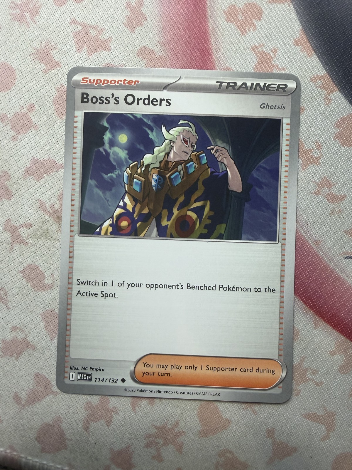 Boss's Orders [Ghetsis] Uncommon ME01: Mega Evolution 114/132 NM