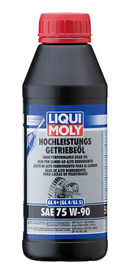 LIQUI MOLY Schaltgetriebeöl Hochleistungs-Getriebeöl (GL4+) SAE 75W-90 4433 500