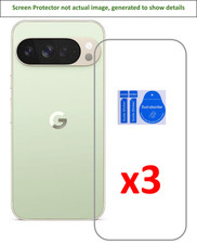 3x Google Pixel 10 Pro XL Screen Protector w/ cloth and installation stickers