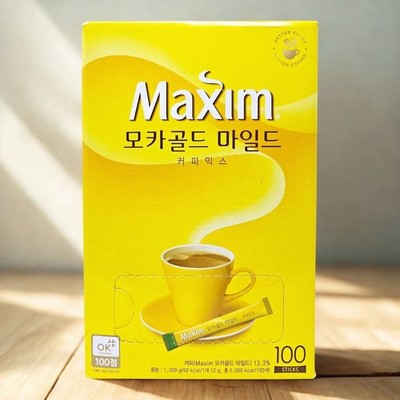 100 Sticks Maxim Mokka Gold Mild Kaffee Mix Instant Koreanisch