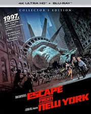 Escape from New York Collector's Edition  New 4K UHD Blu-ray 4K Mastering,
