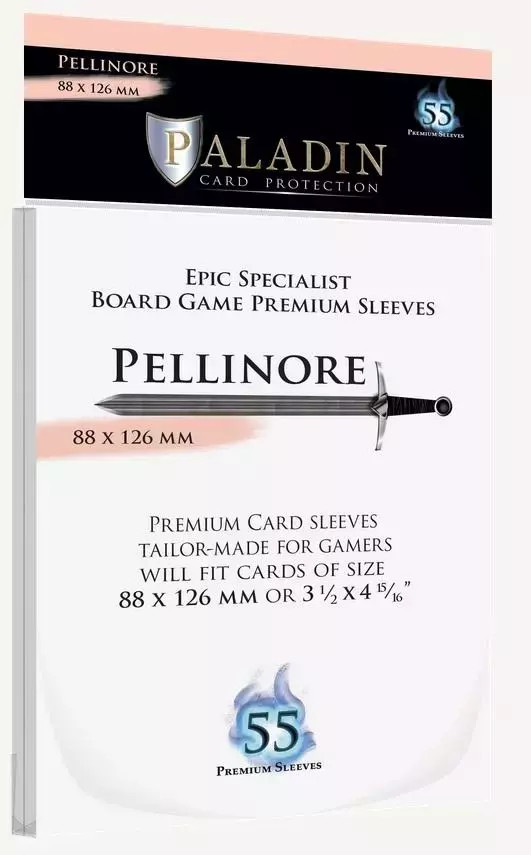 6425453000645 Koszulki na karty Paladin - Pellinore 88x126mm Board-Dice 3490₽