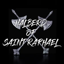 2024 South Korea Angel Sword Halberd of Raphael 2.5 oz Silver Bar Antiqued