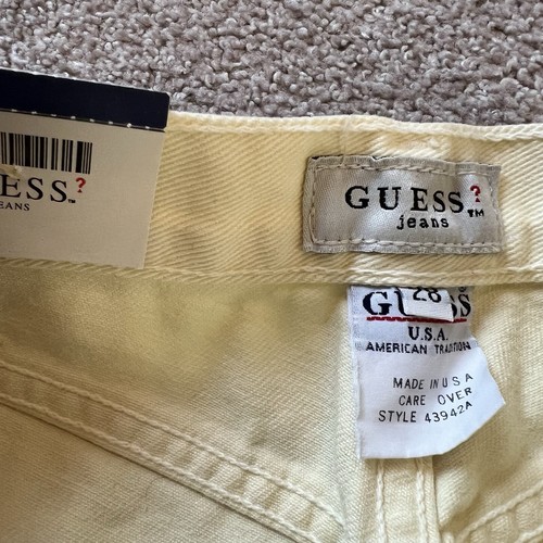 Vintage Guess Shorts 28 Women’s Denim Casual Jean Button Up High Rise USA - Picture 5 of 6