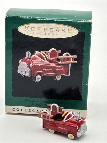 Hallmark Miniature Kiddie Murray Fire Truck Keepsake Ornament 1996 2nd in Series