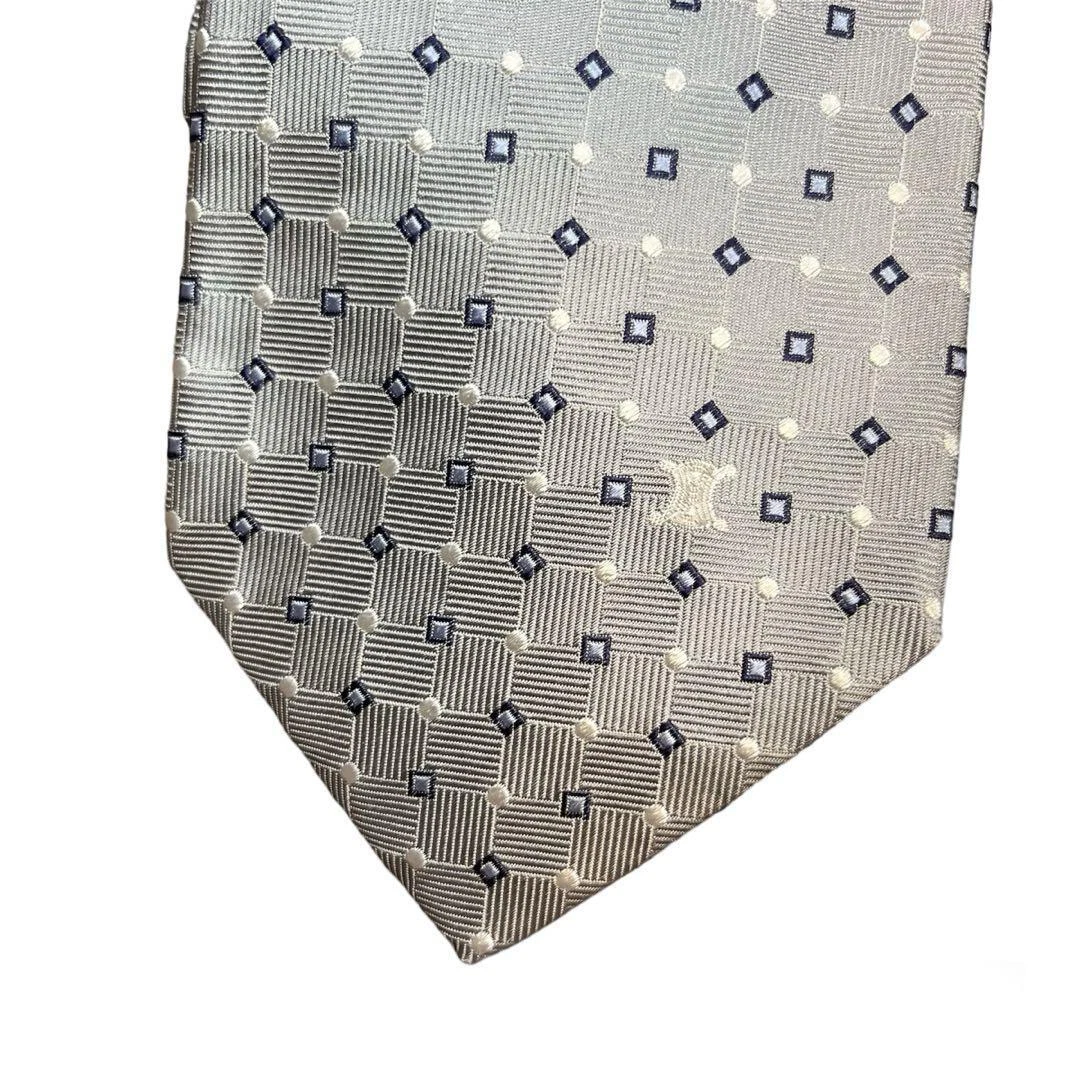 CELINE cravatta uomo seta originale usata cravatta abito classico lusso multicolore A63
