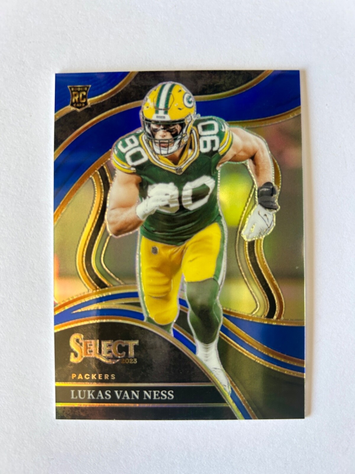 2023 Select Lukas Van Ness Club Level Blue Prizm Rookie SSP #32/99 RC Card #239