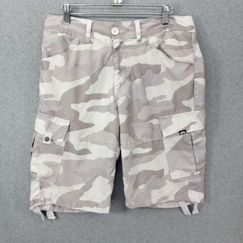 Ecko Unltd Shorts Men's 30 Gray Camo Cargo Hip Hop Street Skater Y2K