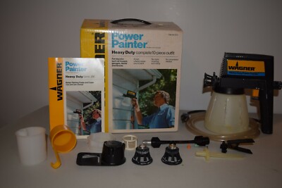 Vintage Wagner Power Painter Series 200 Heavy Duty 10-Piece Outfit