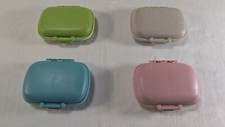 Set Of Pocket Size Pill Organizer Small Compartment Case Travel