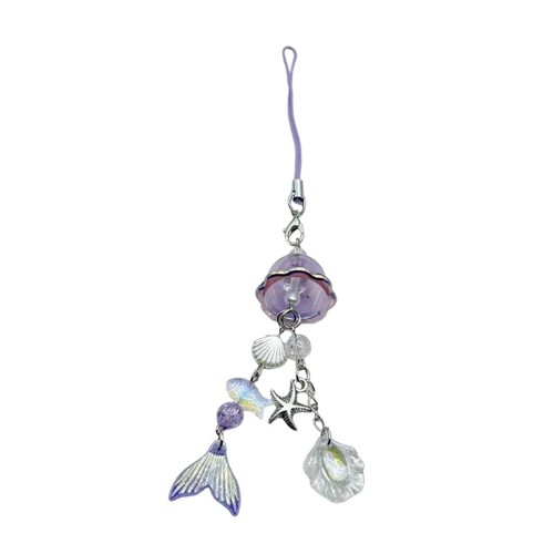 Mermaids Inspired Pearls Phone Strap Elegant Handbag Adornment Accessory