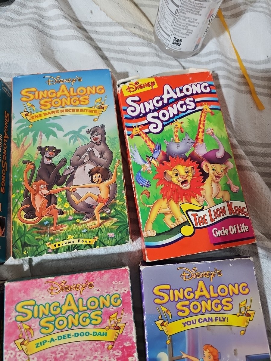 Disney's Sing Along Songs LOT OF 8 | eBay