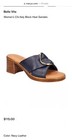 $115 Bella Vita Chi-Italy  Buckle Leather Slide Sandals Size 10 M NWOT — photo 1