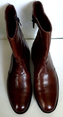 FREEMAN FREE-FLEX SPECIAL DESIGNED FOR LEFT FOOT MEN'S ALL LEATHER BOOTS SZ:7.5E
