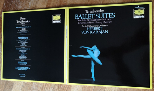TCHAIKOVSKY, VON KARAJAN, Berlin Philharmonic - UK 1972 G/F 2xLP: Ballet Suites - Picture 4 of 16