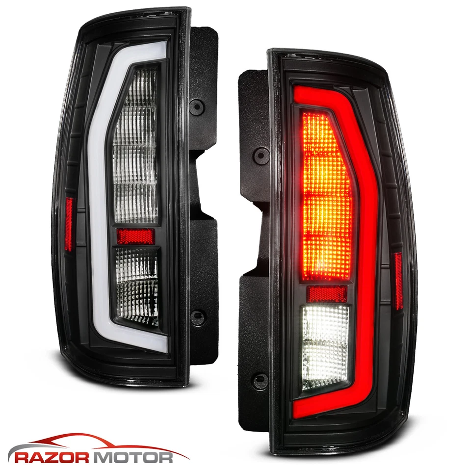 Luces traseras LED transparentes C 2007-2014 para GMC Yukon/Yukon XL Chevy Tahoe/Suburban Foto 3 de 4