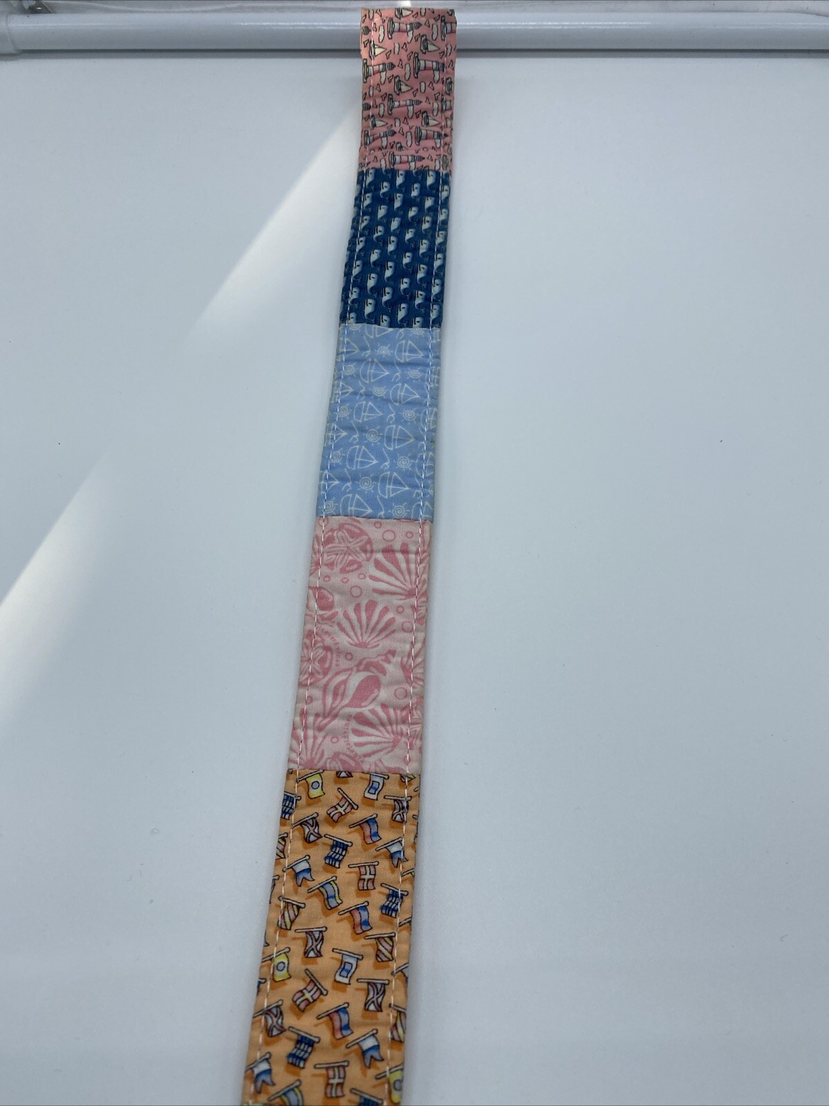 Vineyard Vines Multicolor Patchwork Canvas D Ring… - image 11