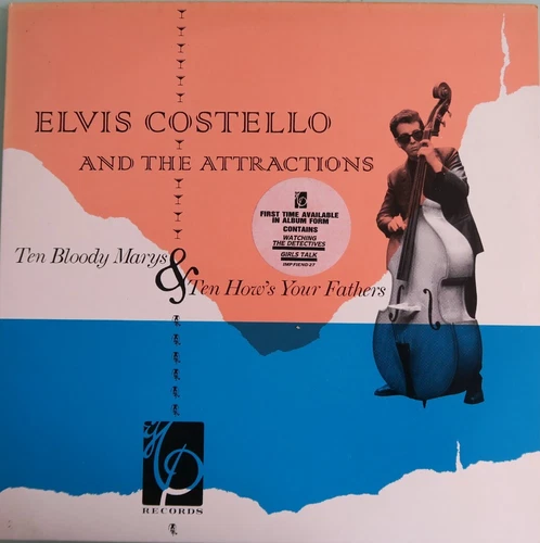 Elvis Costello Ten Bloody Marys UK England pressing 12'' vinyl Lp 1980 rare rock