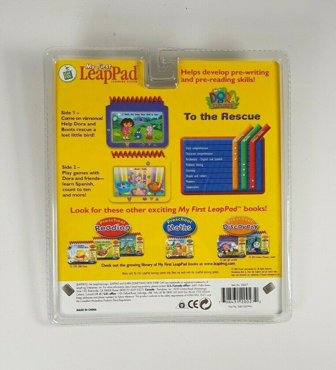 New Dora The Explorer To The Rescue Leap Frog My First LeapPad