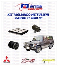 KIT TAGLIANDO MITSUBISHI PAJERO II 2800cc dal 1990 al 2000 II° TIPO FILTRI 