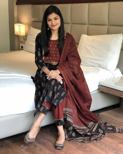 Women Indian Palazzo Kurta Dupatta 