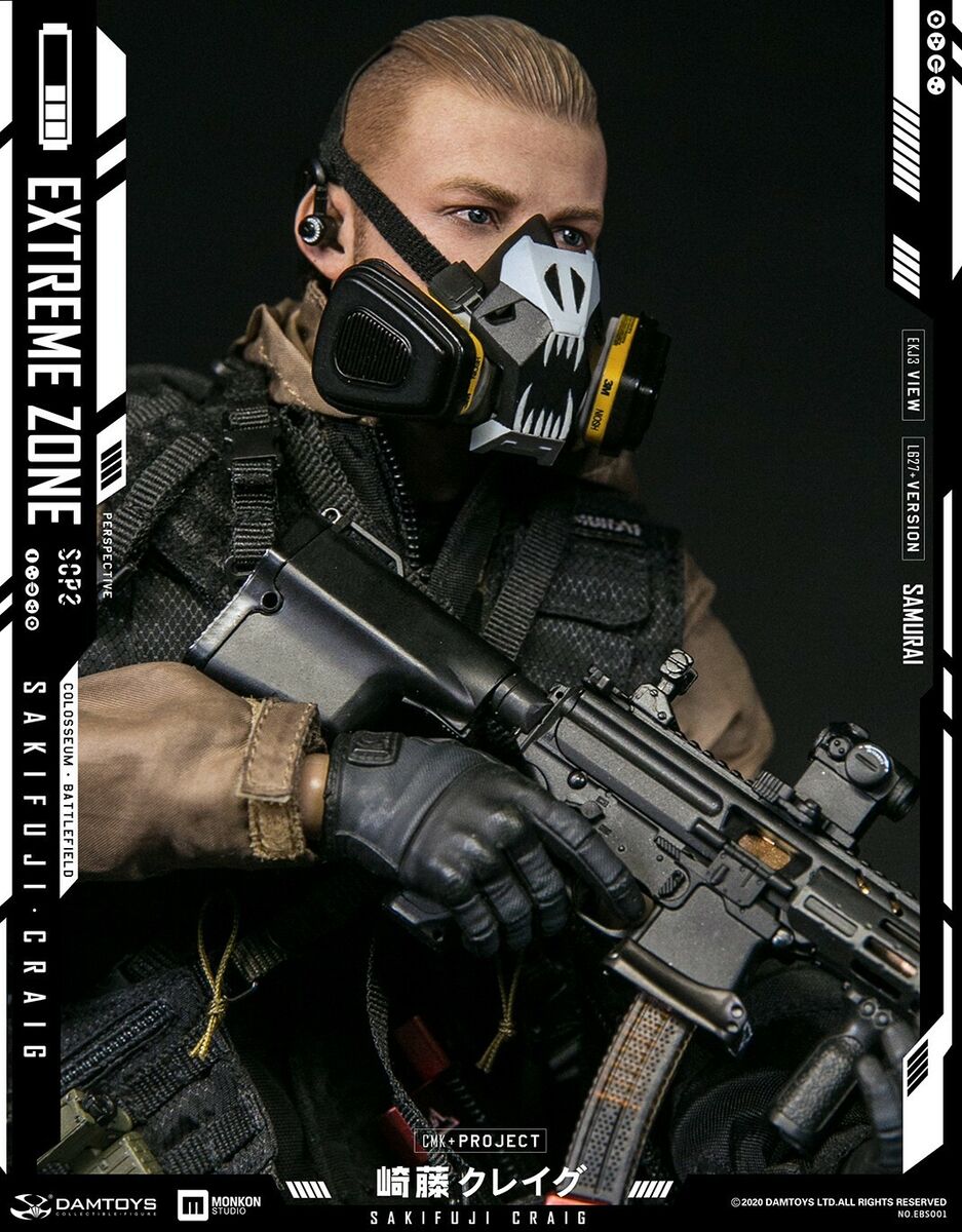 DAMTOYS DAM 1/6 Extremezone Samurai SAKIFUJI Craig EBS001 DAMTOYS DAM 1/6 Extremezone Samurai SAKIFUJI Craig EBS001
