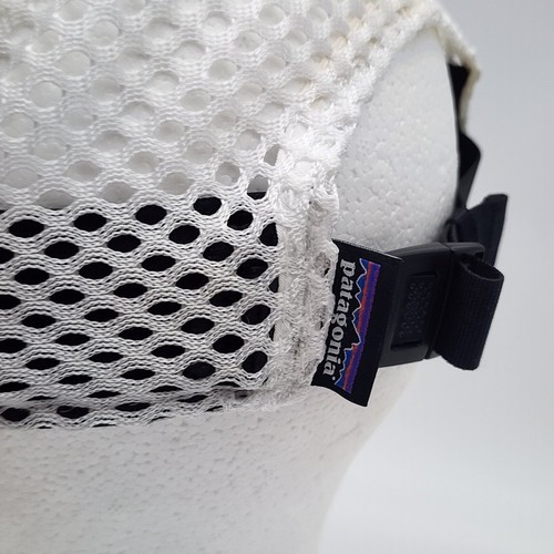 Patagonia Duckbill Trucker Hat Mesh Cap Adjustable Blue Green Wish Tails Adj - Picture 7 of 9