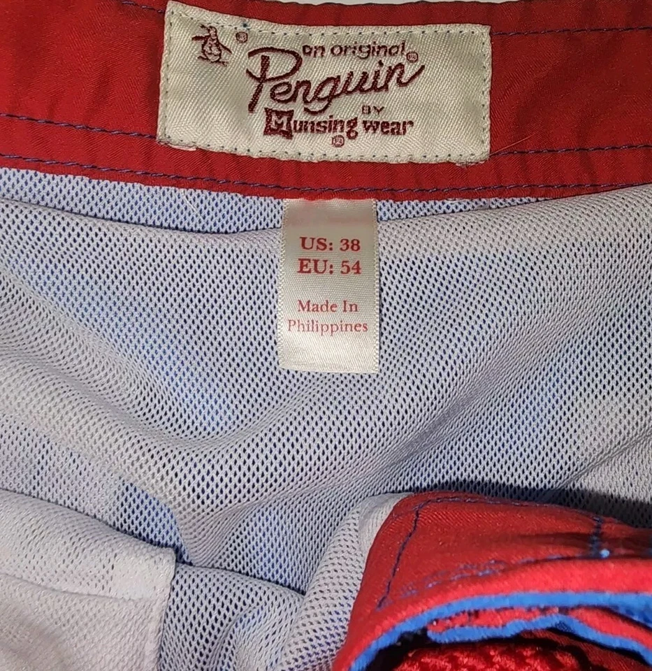 Penguin Men’s Swim Trunks Size 38 - Image 4 of 4