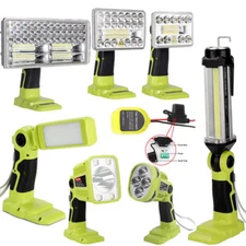 40W 35W 18W Portable LED Work Light for Ryobi 18V Battery Cordless Camping Light