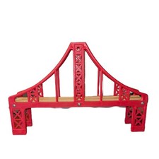 Wood Plastic Railway Train Part Bridge Red Replacement Add-on Thomas Brio