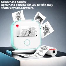 Phomemo Sticker Printer- T02 Mini Printer Sticker Maker Inkless Printer Portable