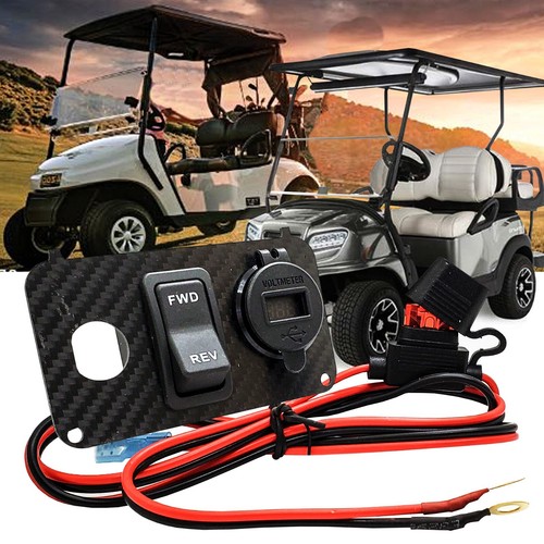 Carro de golf medidor de voltios llave placa conmutadora USB para EZGO TXT PDS eléctrico 36v 48v tracción delantera - Imagen 8 de 8