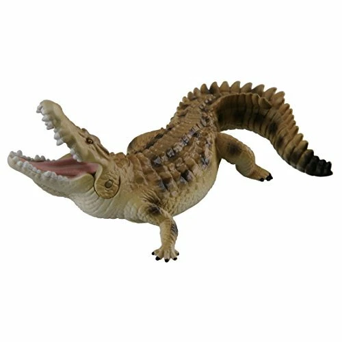 Saltwater crocodile toy top