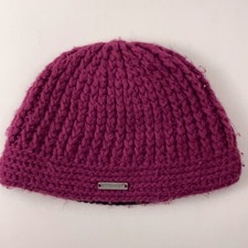 Screamer Purple Knit Winter Hat Fleece Headband