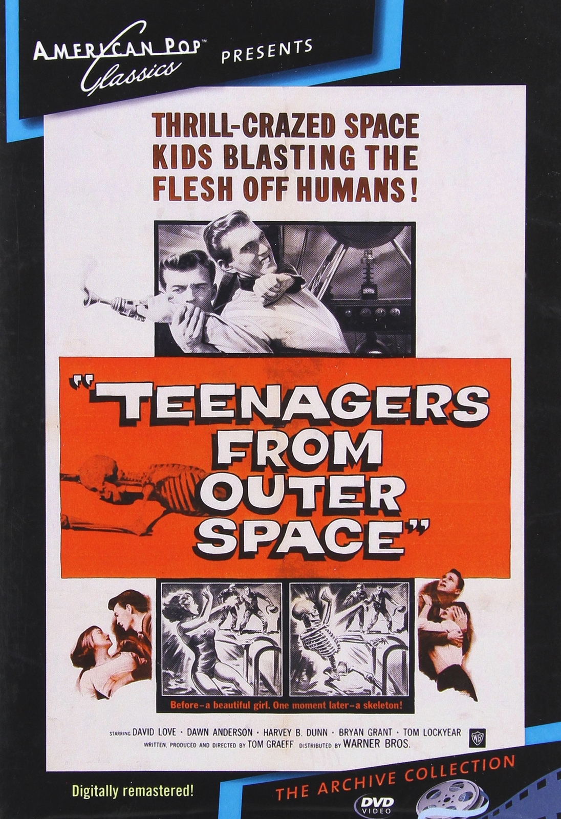 Teenagers from Outer Space (DVD) Bryan Grant David Love Dawn Anderson