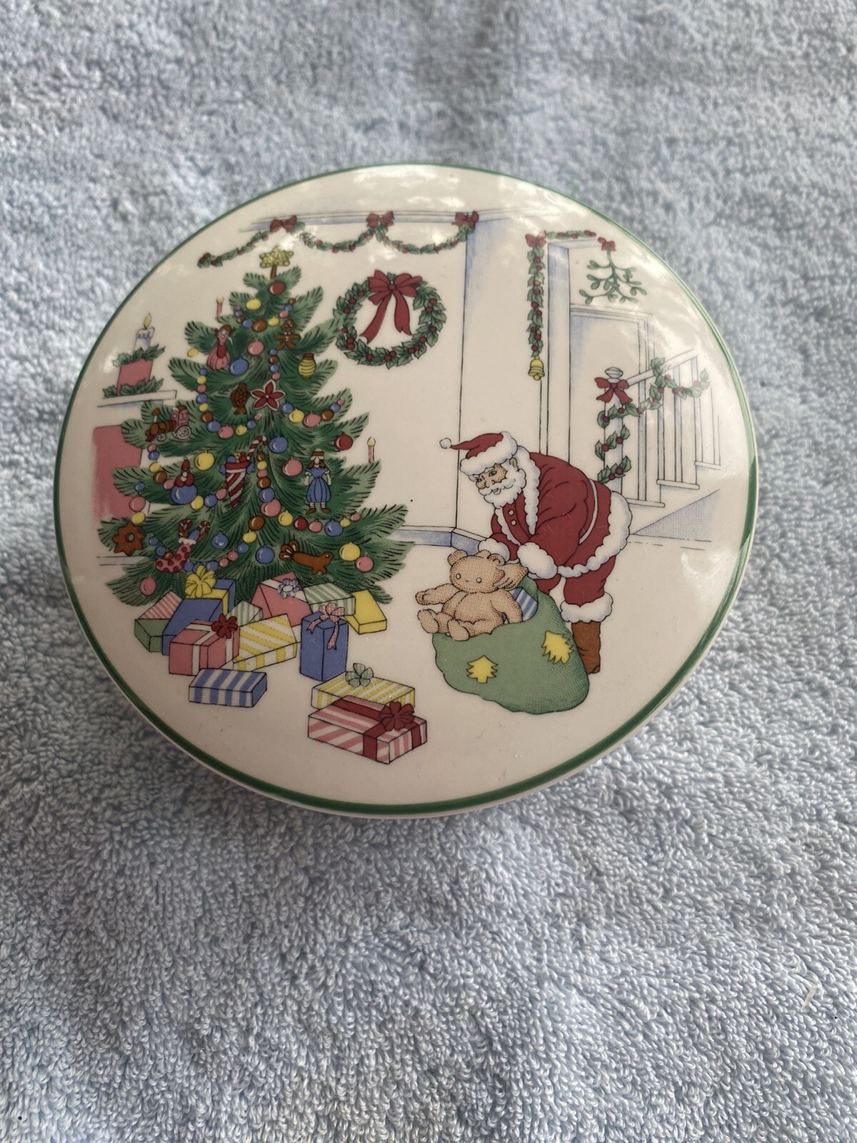 Nikko Christmas Covered Candy/Trinket Dish eBay